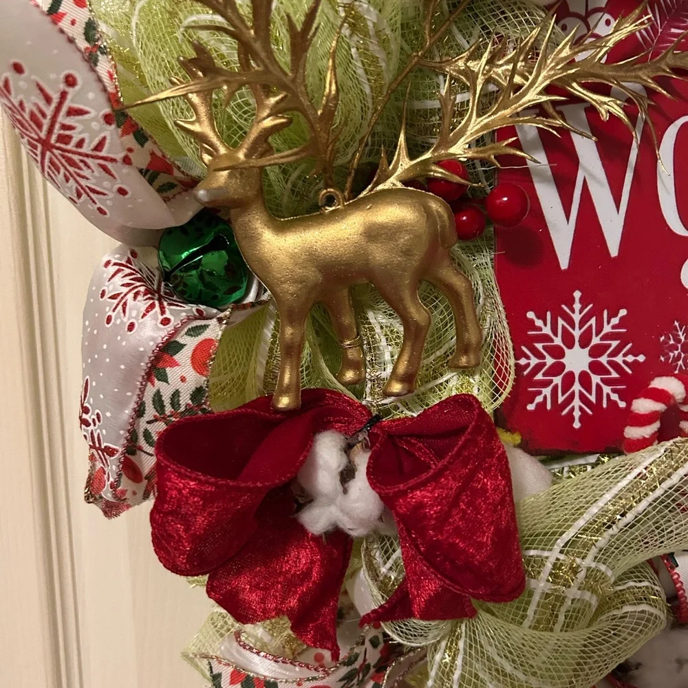 Christmas wreath/it’s the most wonderful time of the year